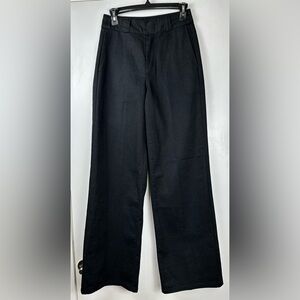Dickies Women Worker Wide Leg Skater Black Jeans Sz 0/24